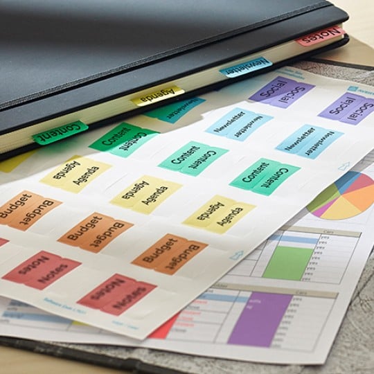 Blank Filing Labels | Avery